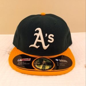 NWT New Era Oakland A's Cool Base 59 Fifty fitted hat